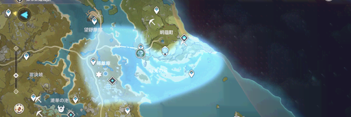 原神_イベント詳細画面で大まかな位置を確認する