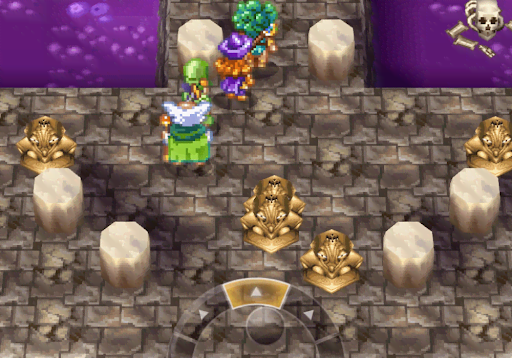 ドラクエ4_人形を誘導して先へ進む