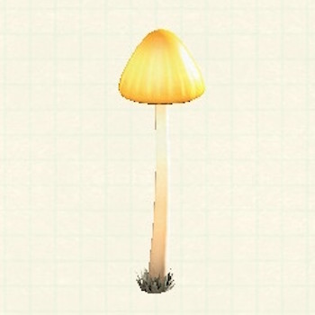 キノコのランプ_きいろいキノコ