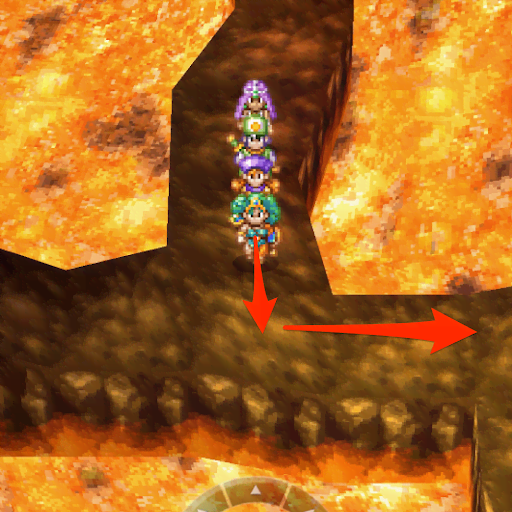 ドラクエ4_隠しダンジョンの道順