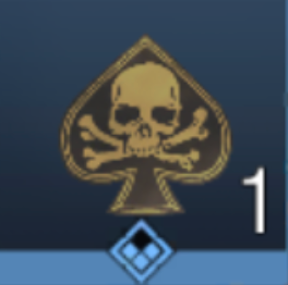 ステッカー-スペードの顔