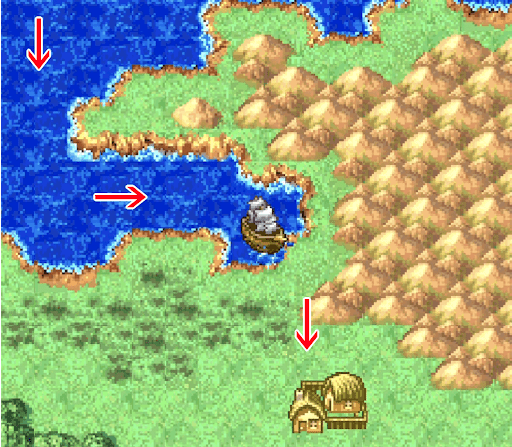 ドラクエ4＿ミントスの町への行き方