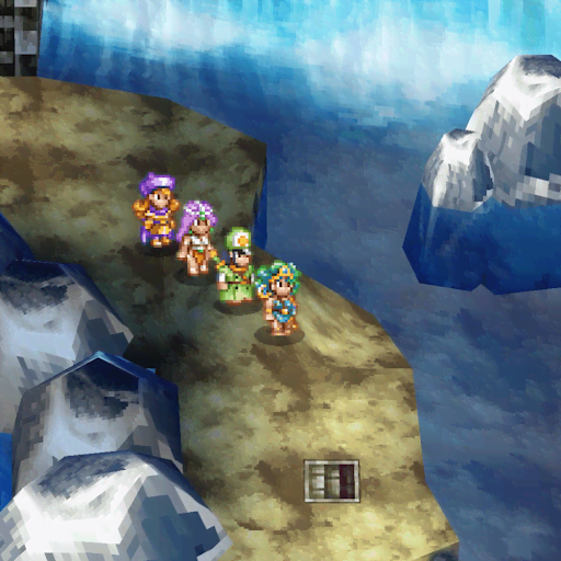 ドラクエ4_滝の流れる洞窟内の道順