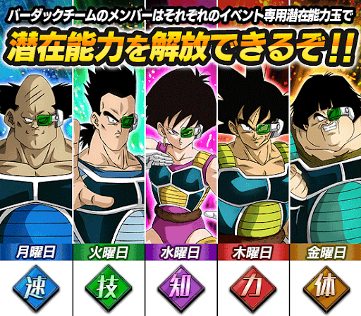 ドッカンバトル 歴戦の猛者 バーダックチームの攻略 特別編イベント 神ゲー攻略