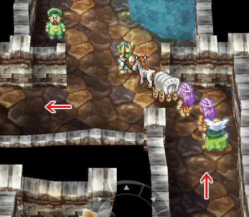 ドラクエ４＿コーミズ西の洞窟５章の道順