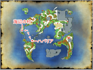ドラクエ4＿海辺の村の道順