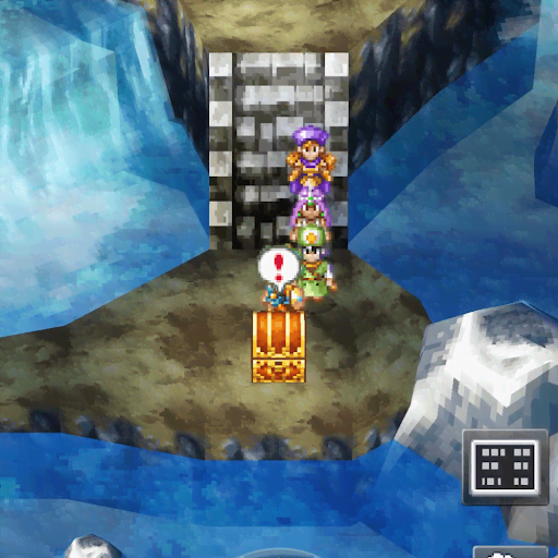 ドラクエ4_滝の流れる洞窟内の道順