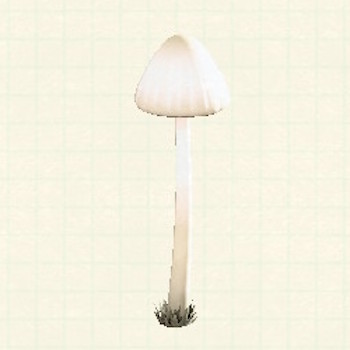 キノコのランプ_しろキノコ