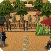 レッスン26-8稲穂香るお寺2のレッスン画像