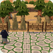 レッスン25-4稲穂香るお寺のレッスン画像