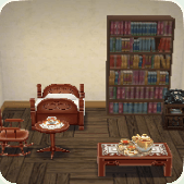 レッスン26-5古風な書斎2のレッスン画像