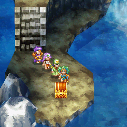 ドラクエ4_滝の流れる洞窟内の道順