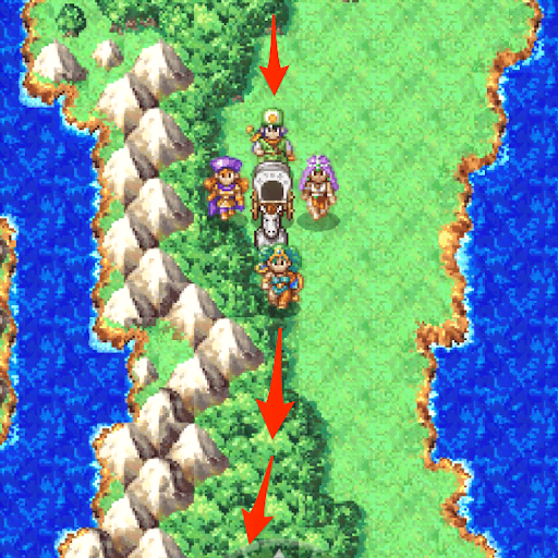 ドラクエ4_滝の流れる洞窟の行き方