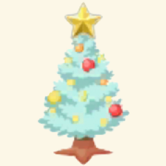 しろいオーナメントツリー