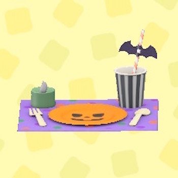 ハロウィンテーブルセッティング