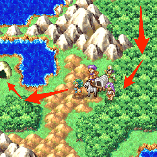 ドラクエ4_滝の流れる洞窟の行き方