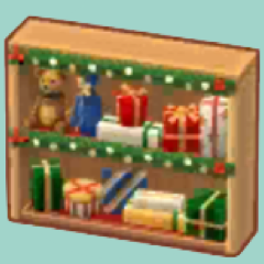 プレゼントファクトリーのシェルフ