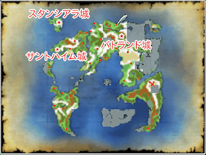ドラクエ4＿世界地図