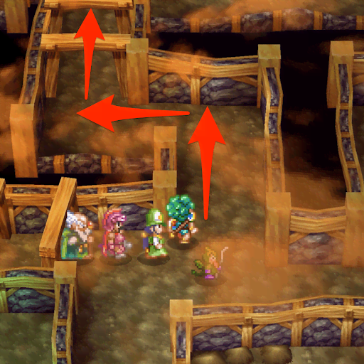 ドラクエ4_アッテムト鉱山を進む