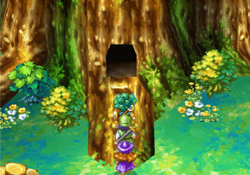 ドラクエ4_世界樹に入る