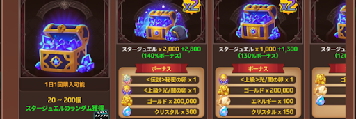 課金してスタージュエルを購入する